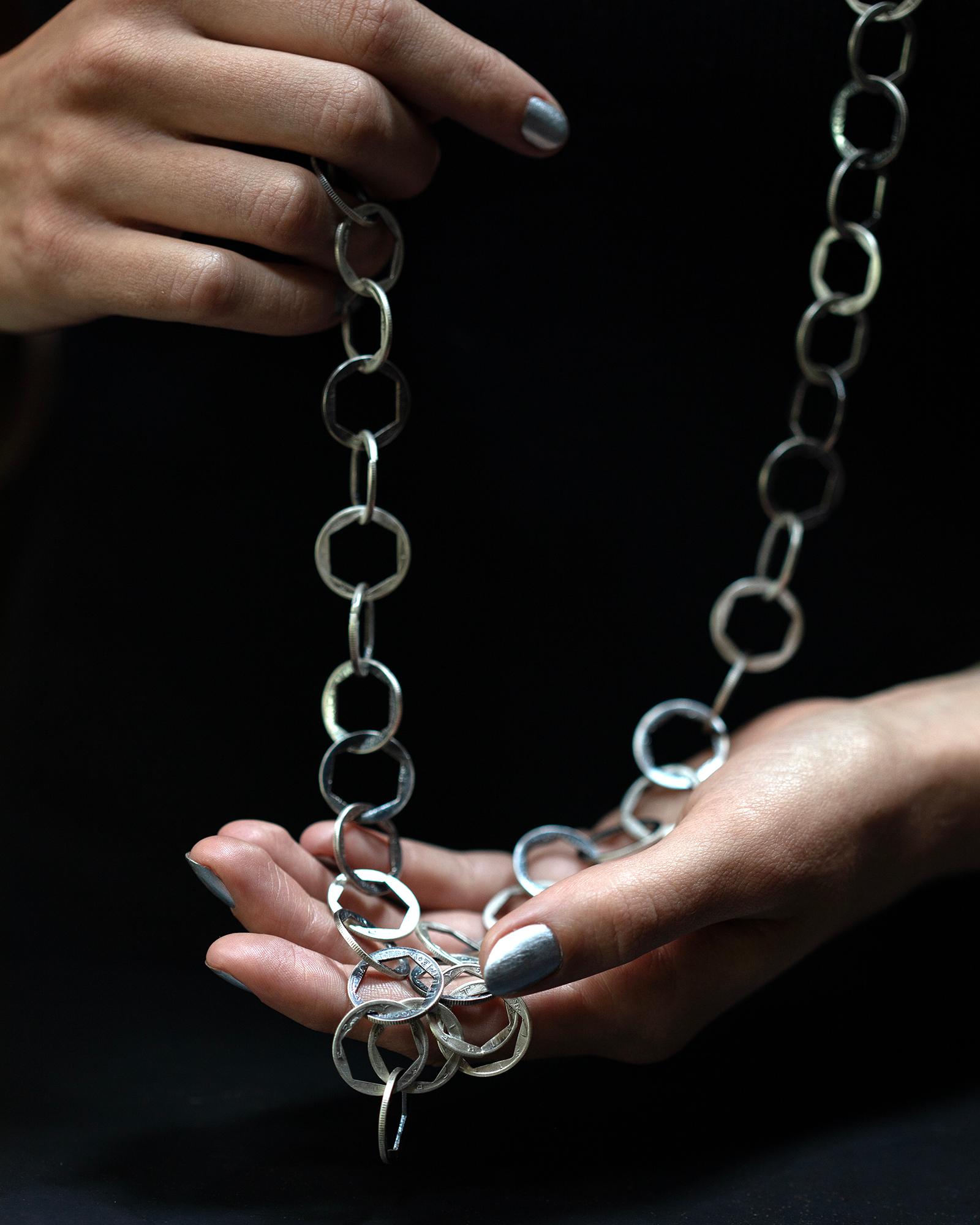 Dime Hexagon Chain 72