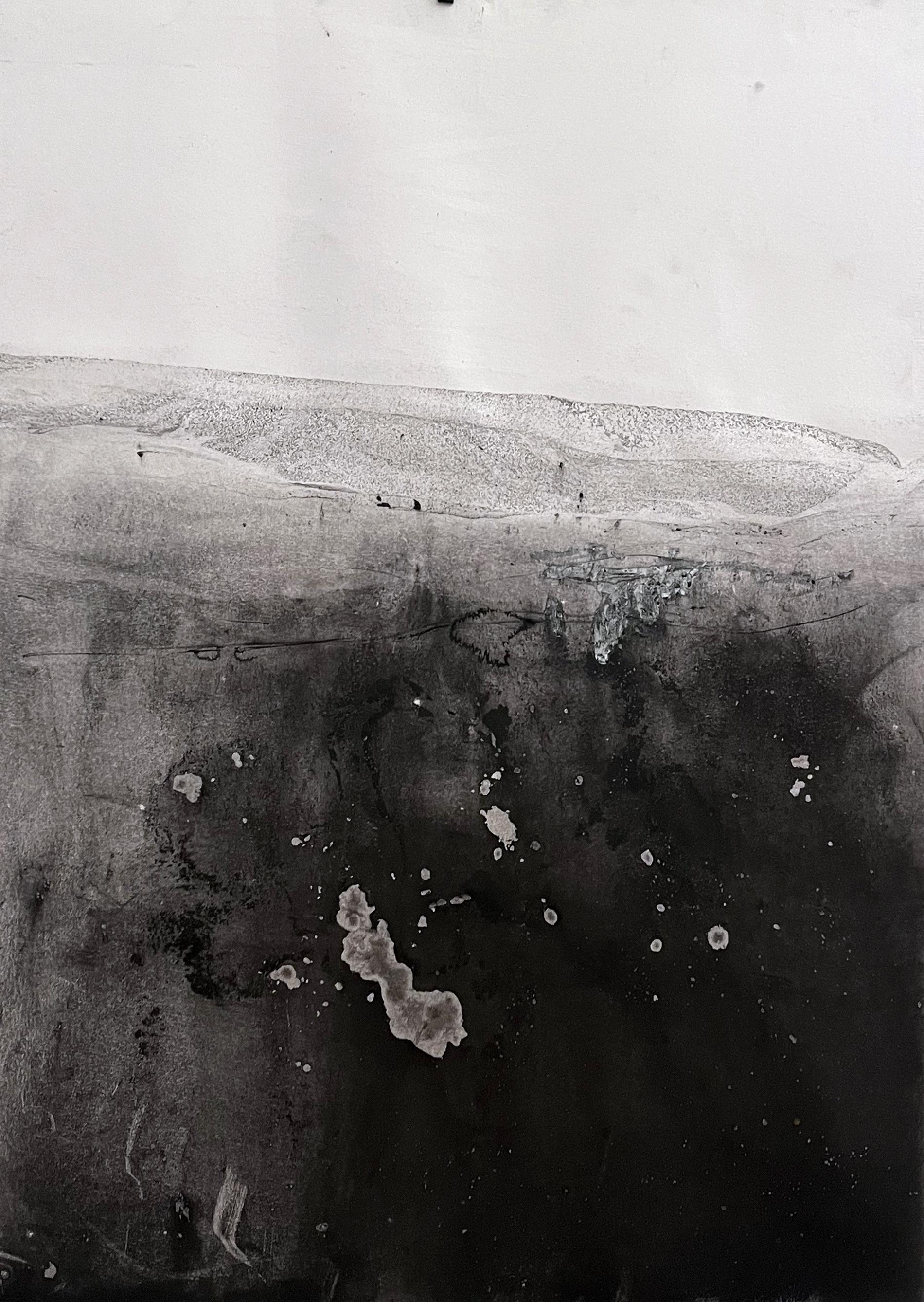 Marilina Marchica Landscape Art - "Landscape B/W"  Contemporary Drawing Large Size Made in Italy