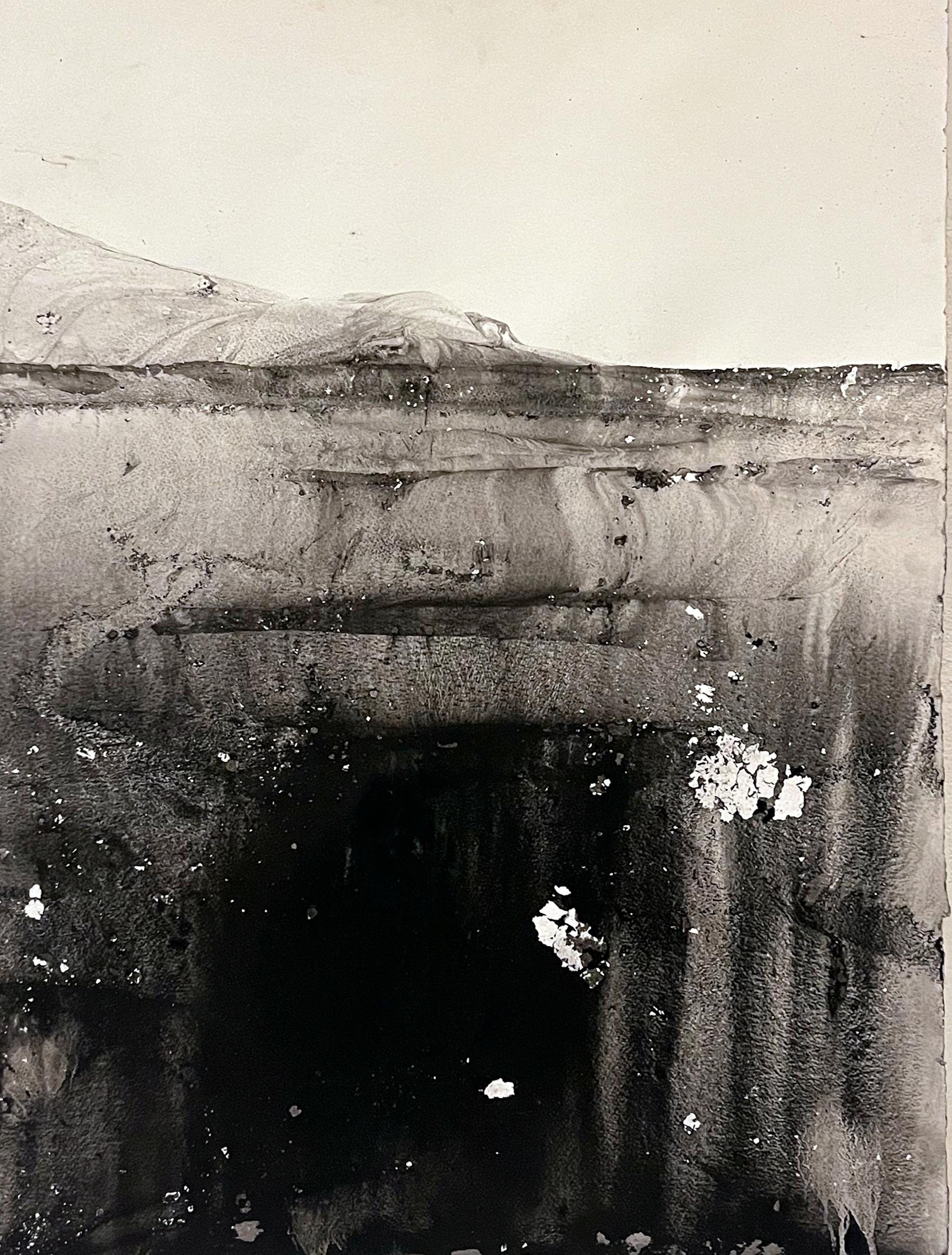 „Landscape BW“ Originalzeichnung, Abstrakte Kunst, hergestellt in Italien