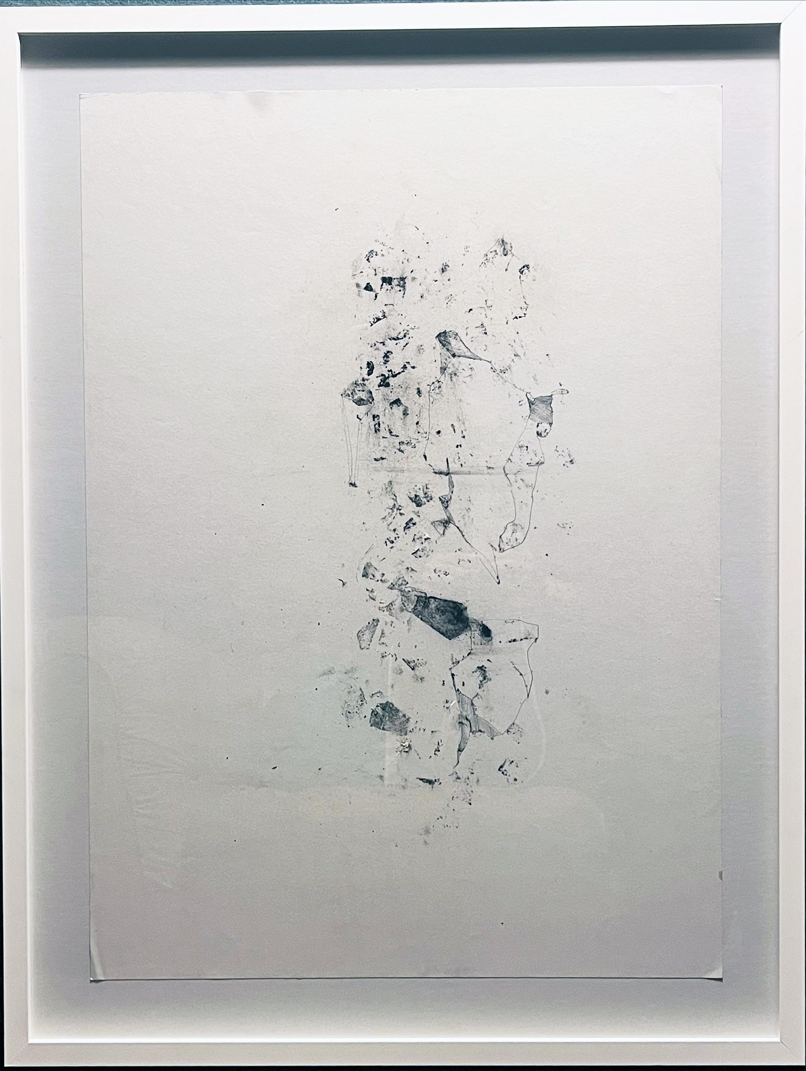 Title: Fragment

Medium: Graphite on Canson paper, 
50x70 cm,
 mounted on white wooden frame 63x83 cm, 
ready to hang

Description:

This unique charcoal drawing by Marilina Marchica explores the theme of ruins and the relationship between humans