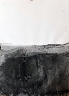 Paesaggio BW  Disegno originale di grandi dimensioni , di Marilina Marchica
