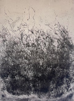 Landscape BW-Etna- Original Conceptual Art By Marilina Marchica
