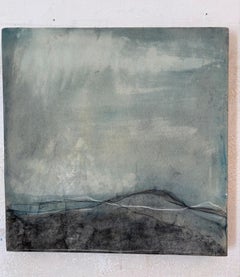 "Paisaje" - Pintura original de Marilina Marchica, Óleo sobre lienzo de algodón 40x40