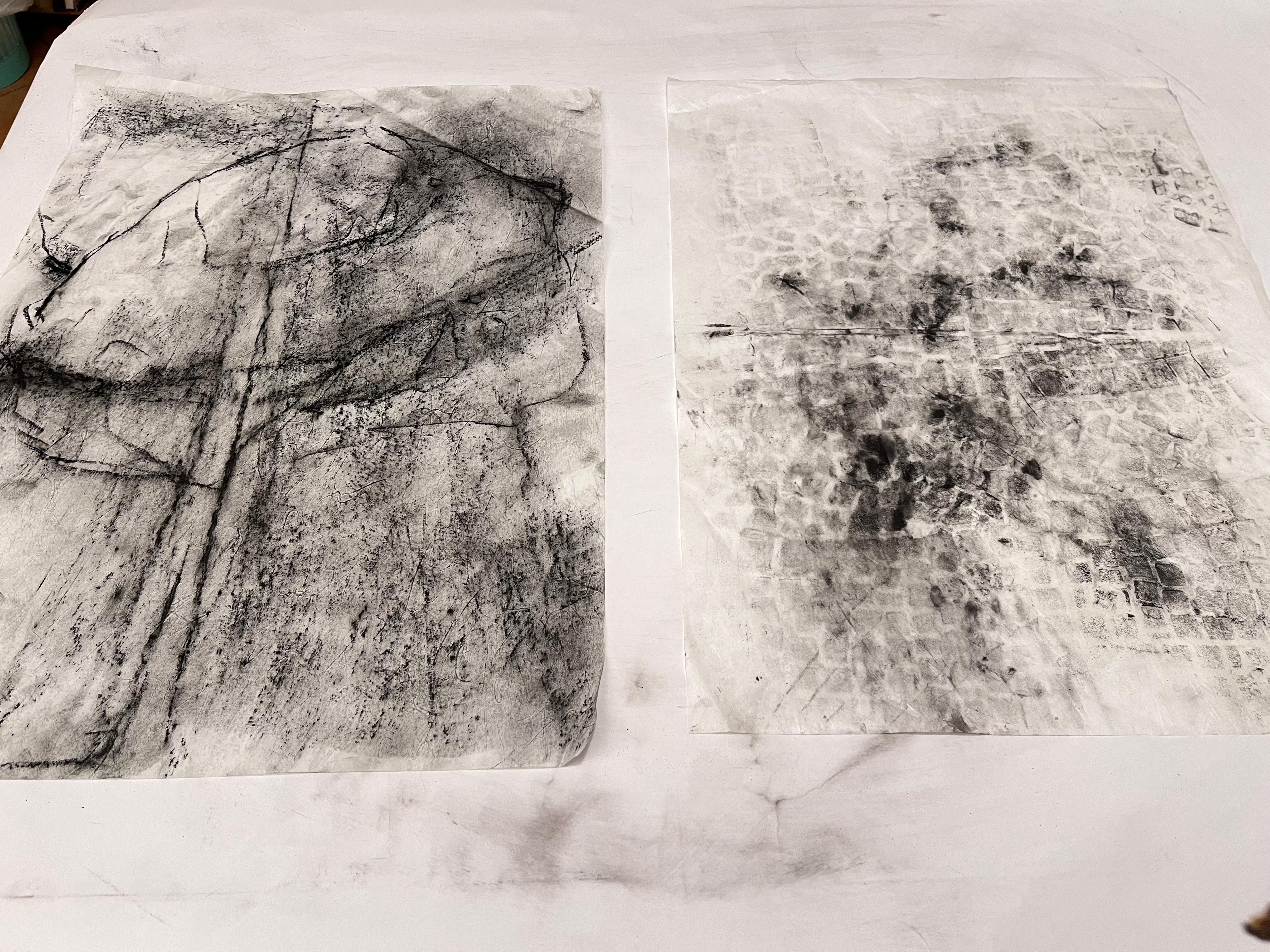 Fragment, Zeichnung, Originalkunst  Bereit zum Aufhängen Von Marilina Marchica im Angebot 4