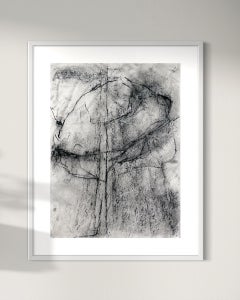 Fragment, Zeichnung, Originalkunst Bereit zum Aufhängen Von Marilina Marchica