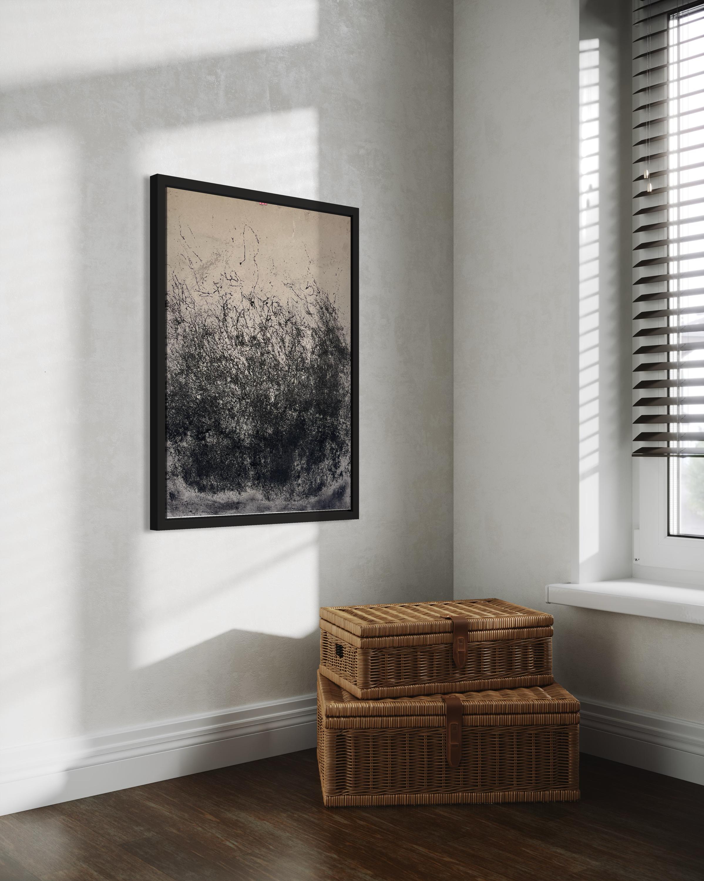 Landscape BW-Etna- Original Conceptual Art By Marilina Marchica 6