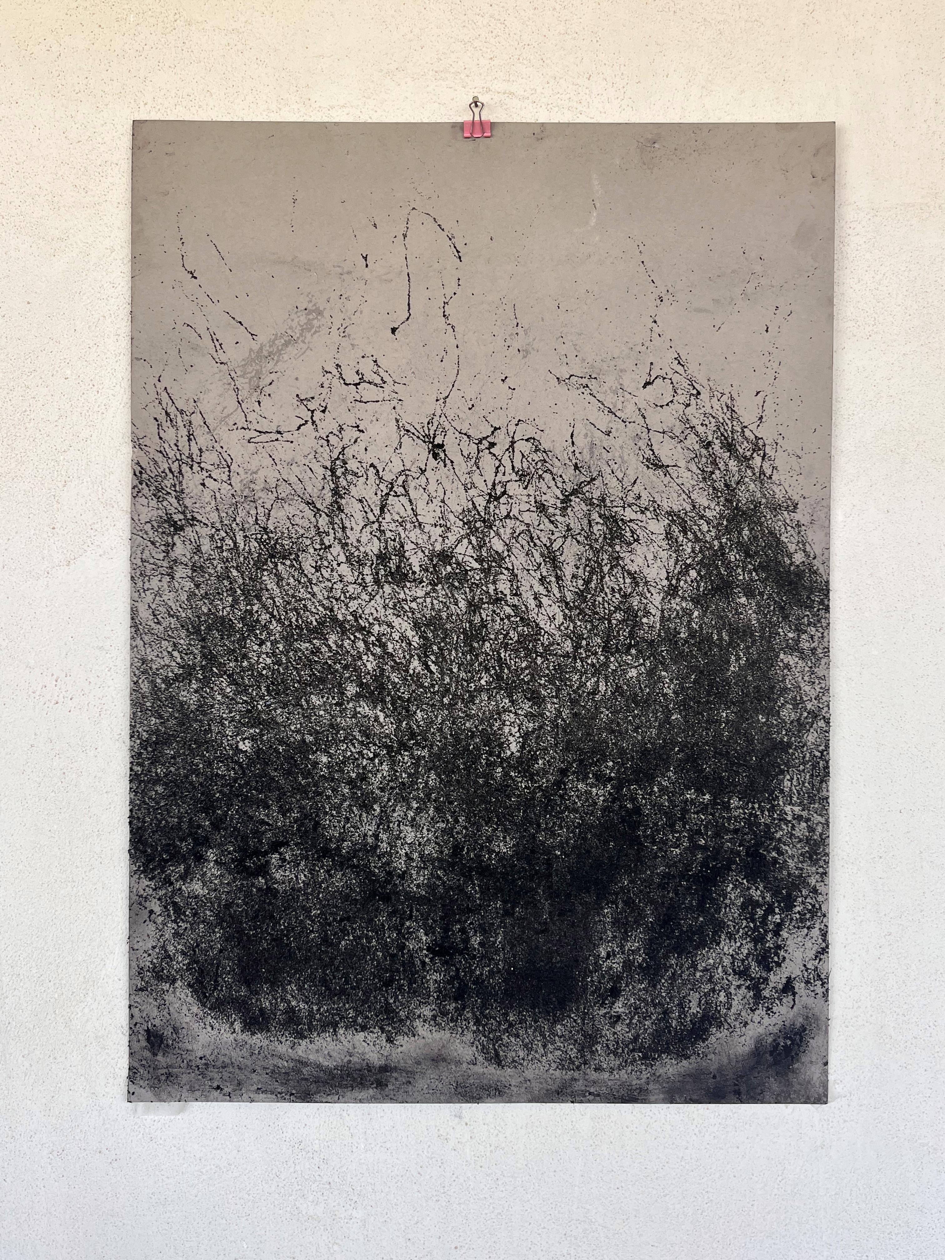 Landscape BW-Etna- Original Conceptual Art By Marilina Marchica 4