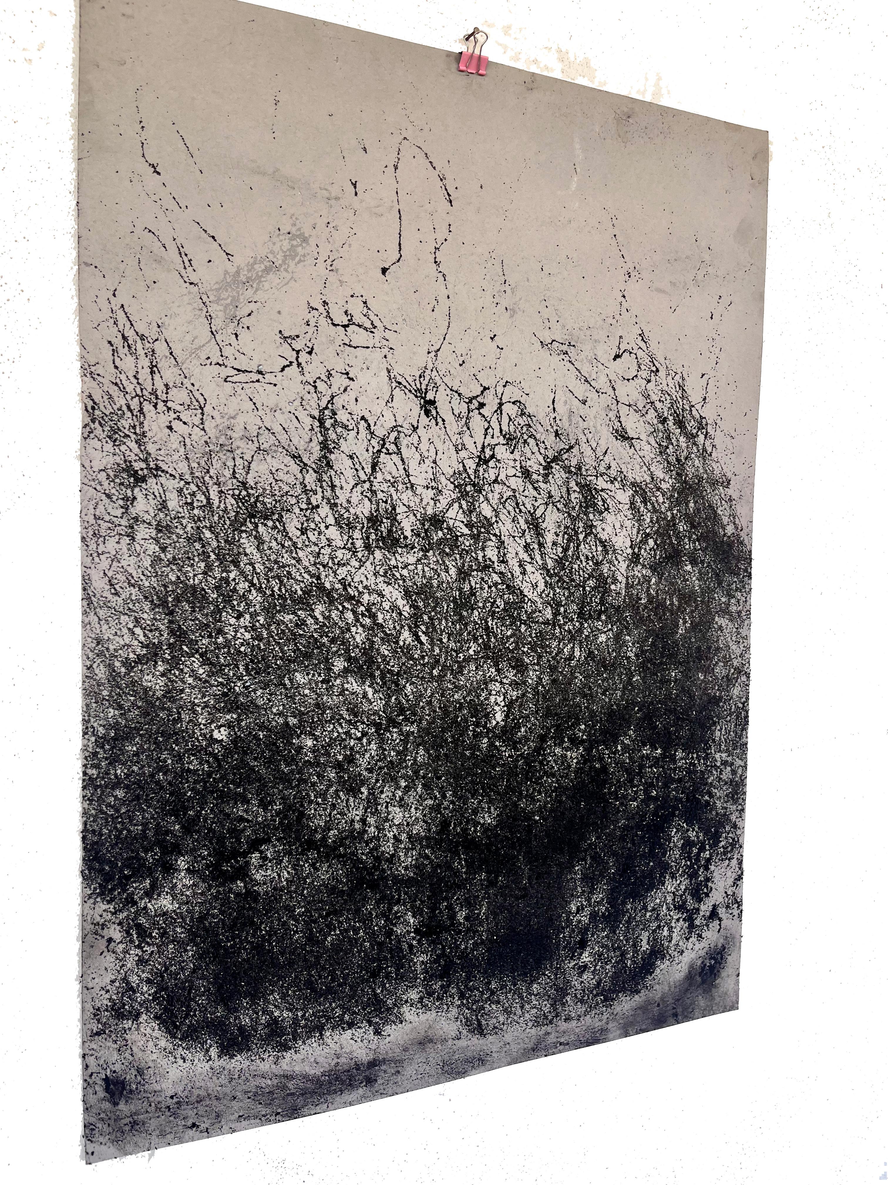 Landscape BW-Etna- Original Conceptual Art By Marilina Marchica 2