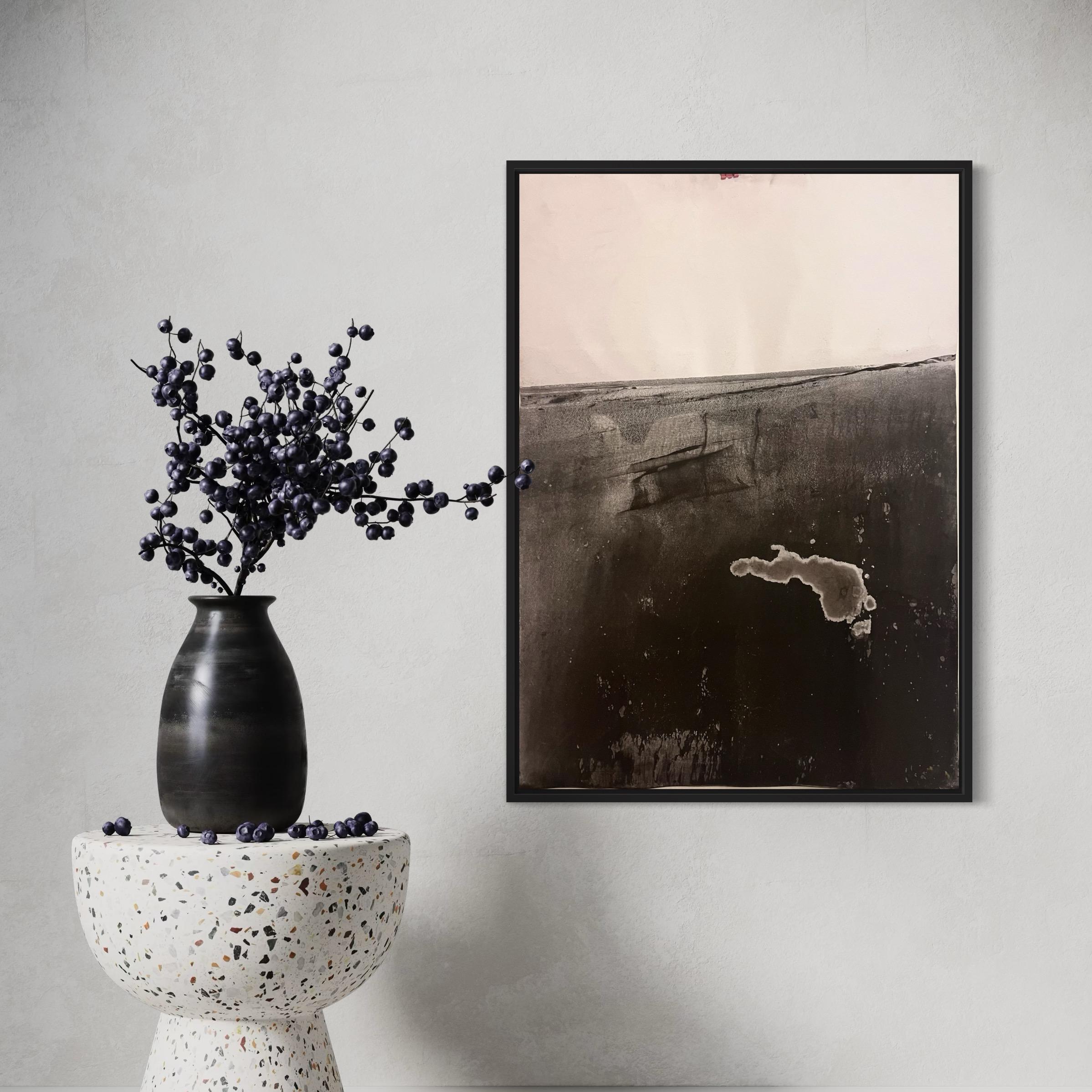 « Paysage BW », dessin original, art abstrait fabriqué en Italie - Marilina Marchica en vente 8