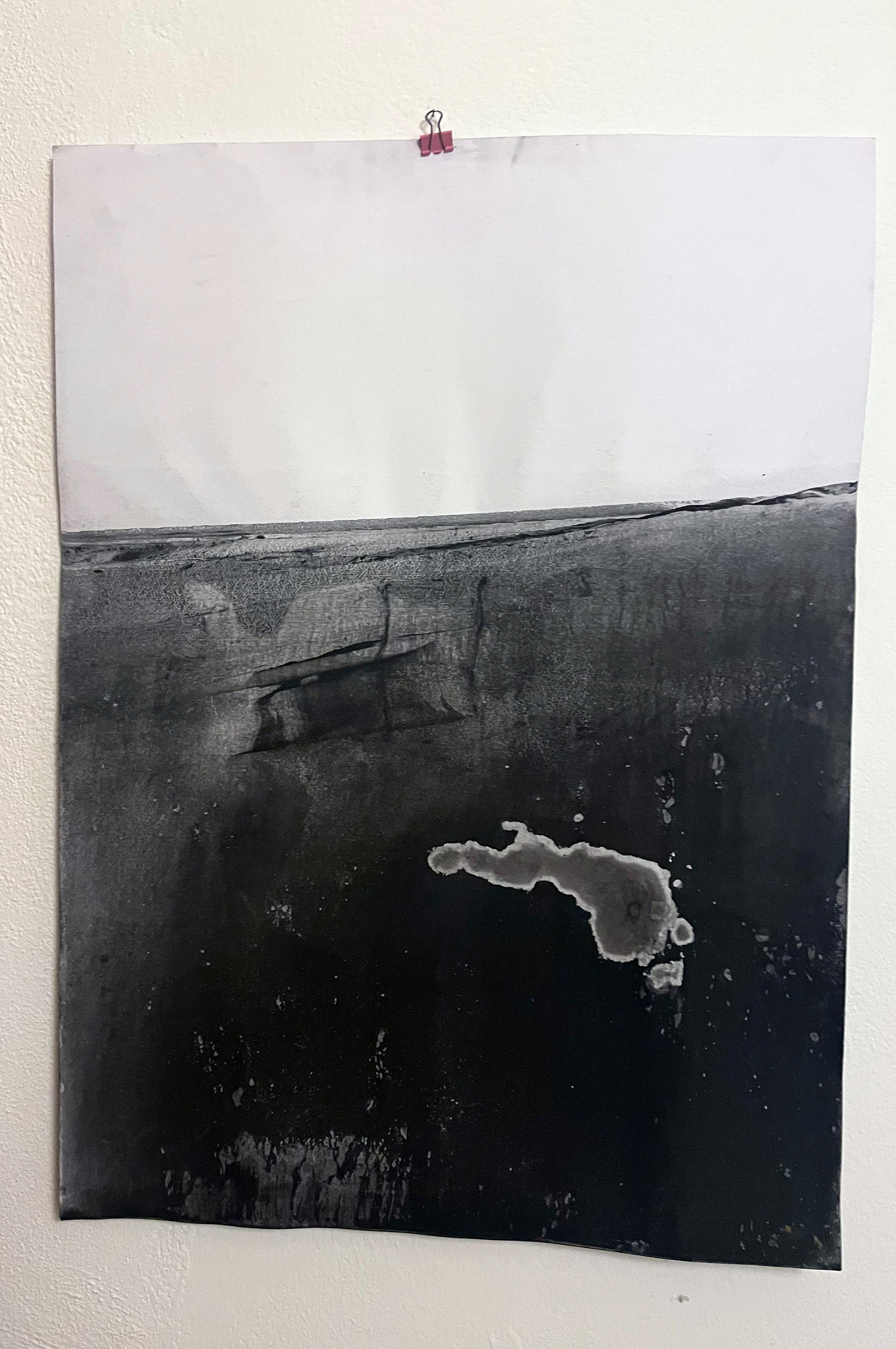 « Paysage BW », dessin original, art abstrait fabriqué en Italie - Marilina Marchica en vente 6
