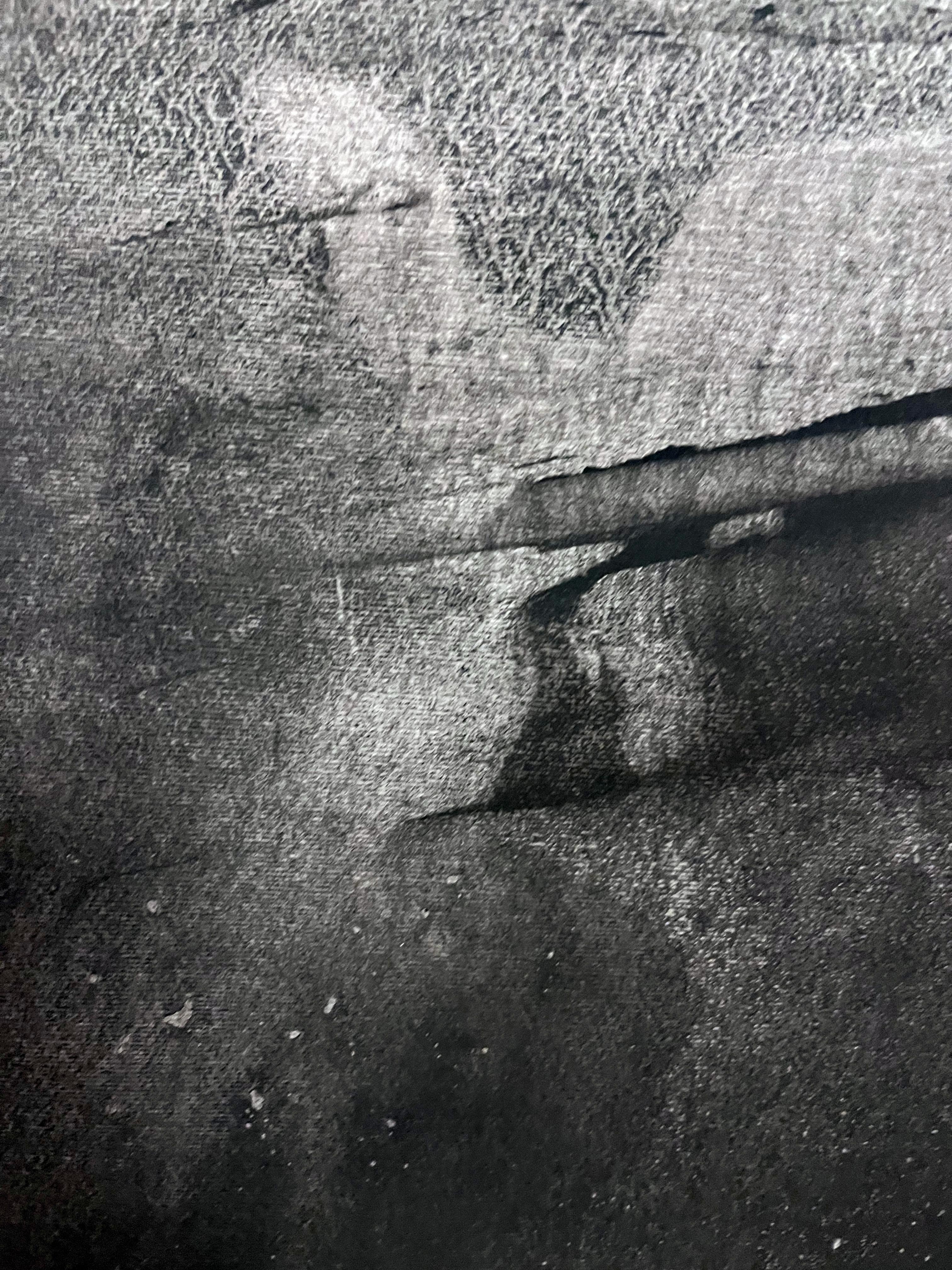 « Paysage BW », dessin original, art abstrait fabriqué en Italie - Marilina Marchica en vente 5