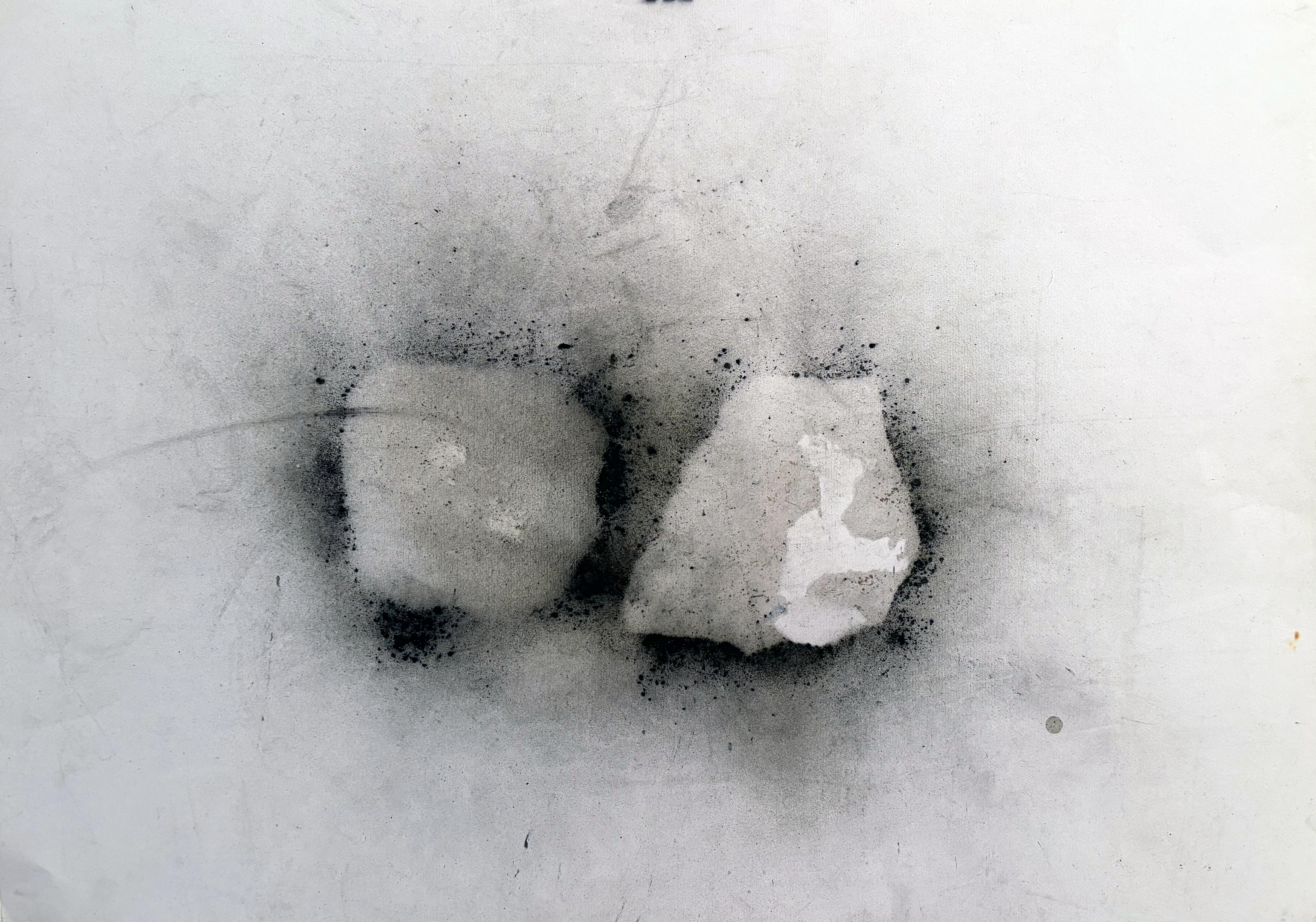 Frammento, dessin abstrait, grande taille, unique en son genre. Par Marilina Marchica en vente 1
