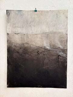 „Landscape BW“ Originalzeichnung, Abstrakte Landschaft, hergestellt in Italien