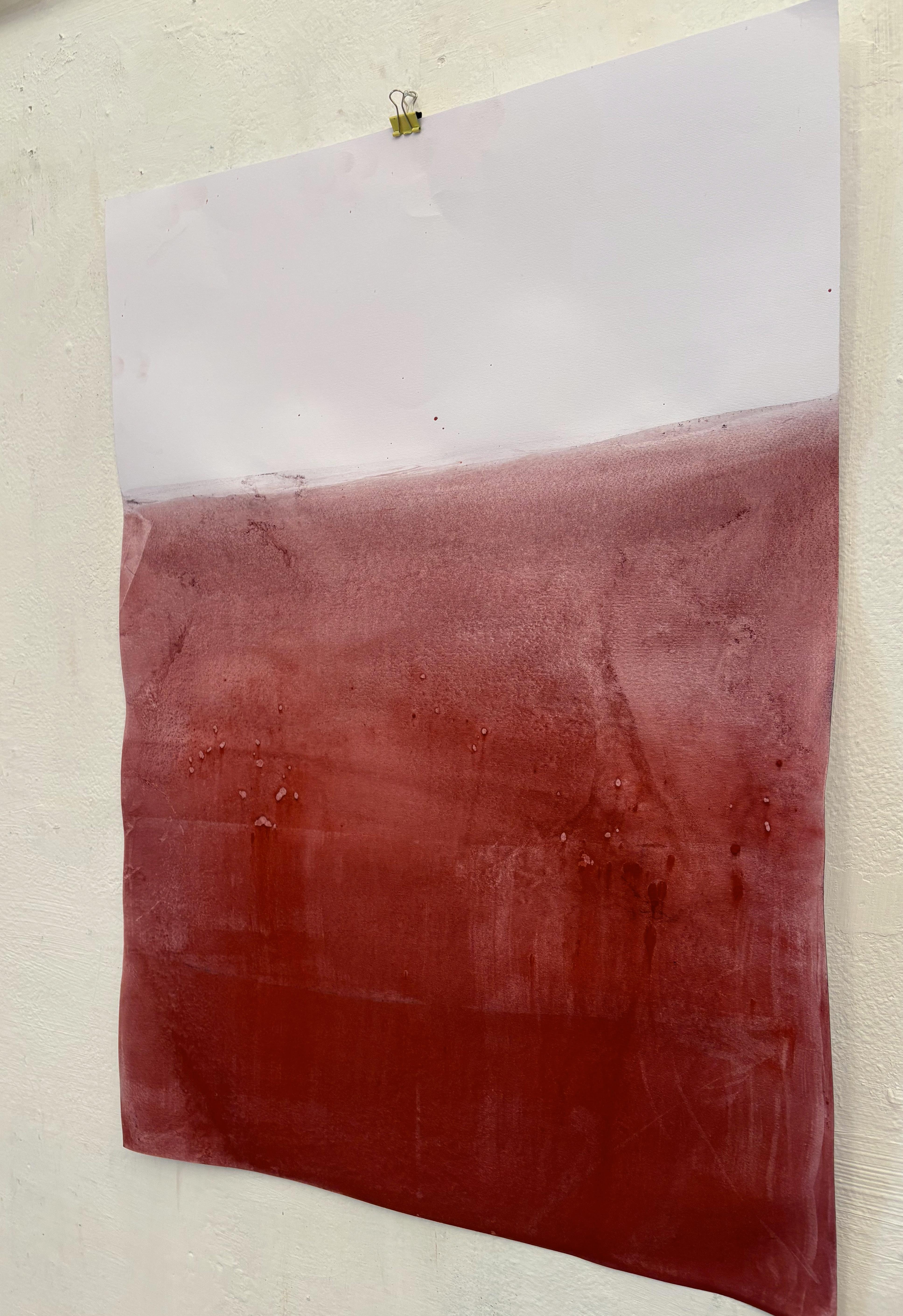 « Paysage », dessin original et abstrait réalisé en Italie Marilina Marchica en vente 5