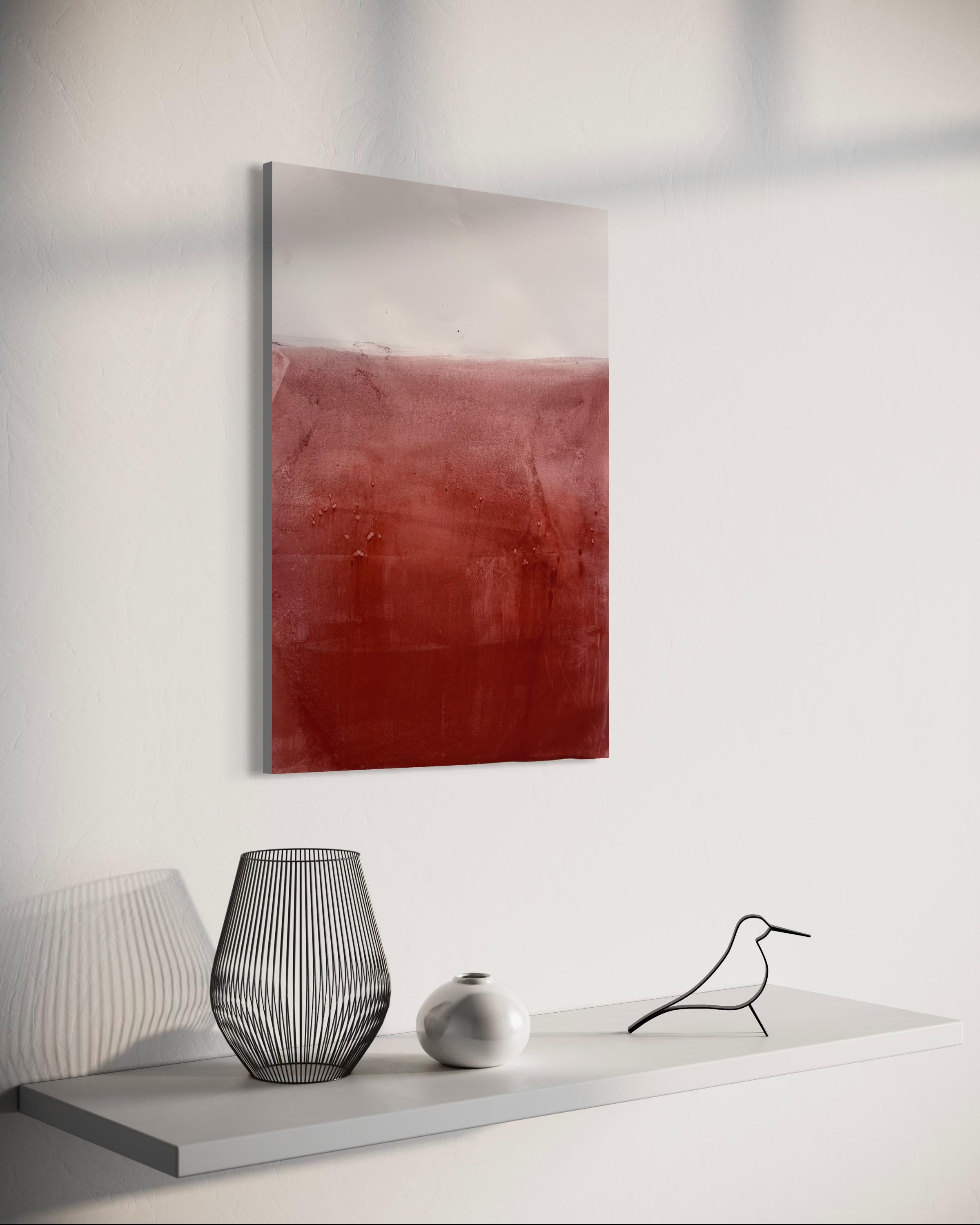 « Paysage », dessin original et abstrait réalisé en Italie Marilina Marchica en vente 7