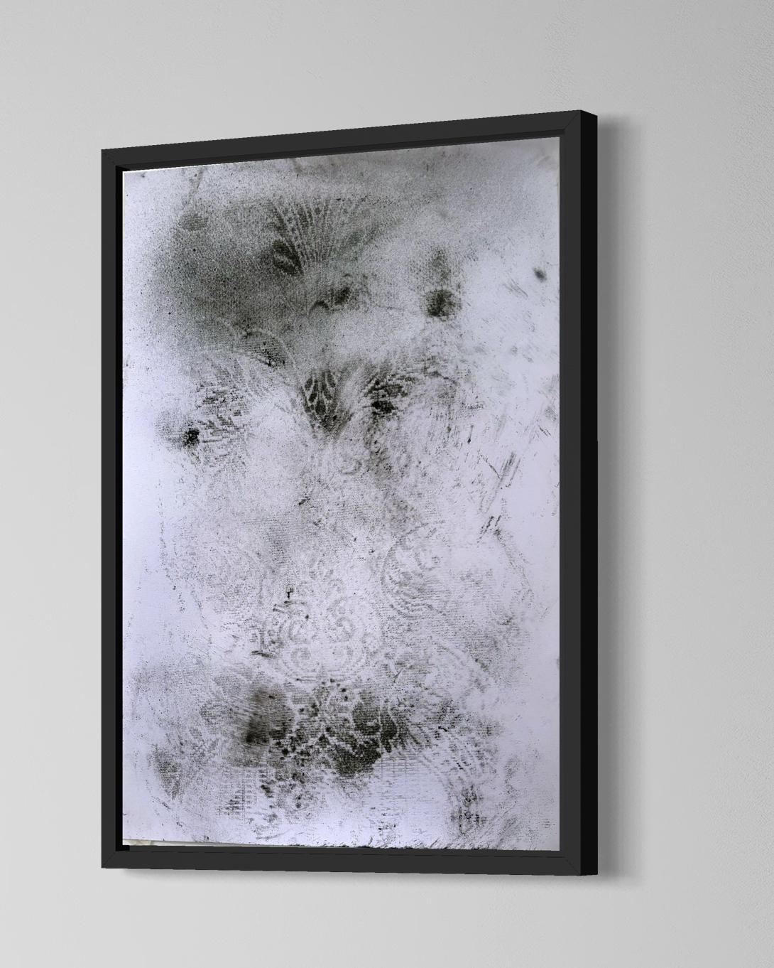 Frammento, Zeichnung - Vintage Interieur Muster abstrakte Zeichnung große Größe im Angebot 1