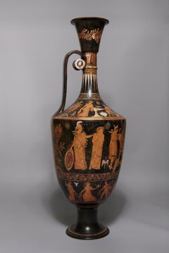 Enormous Greek Apulian Red Figure Lekythos, 19th/20th Century