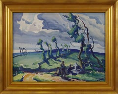 Landschaftszeichnungen und -aquarelle