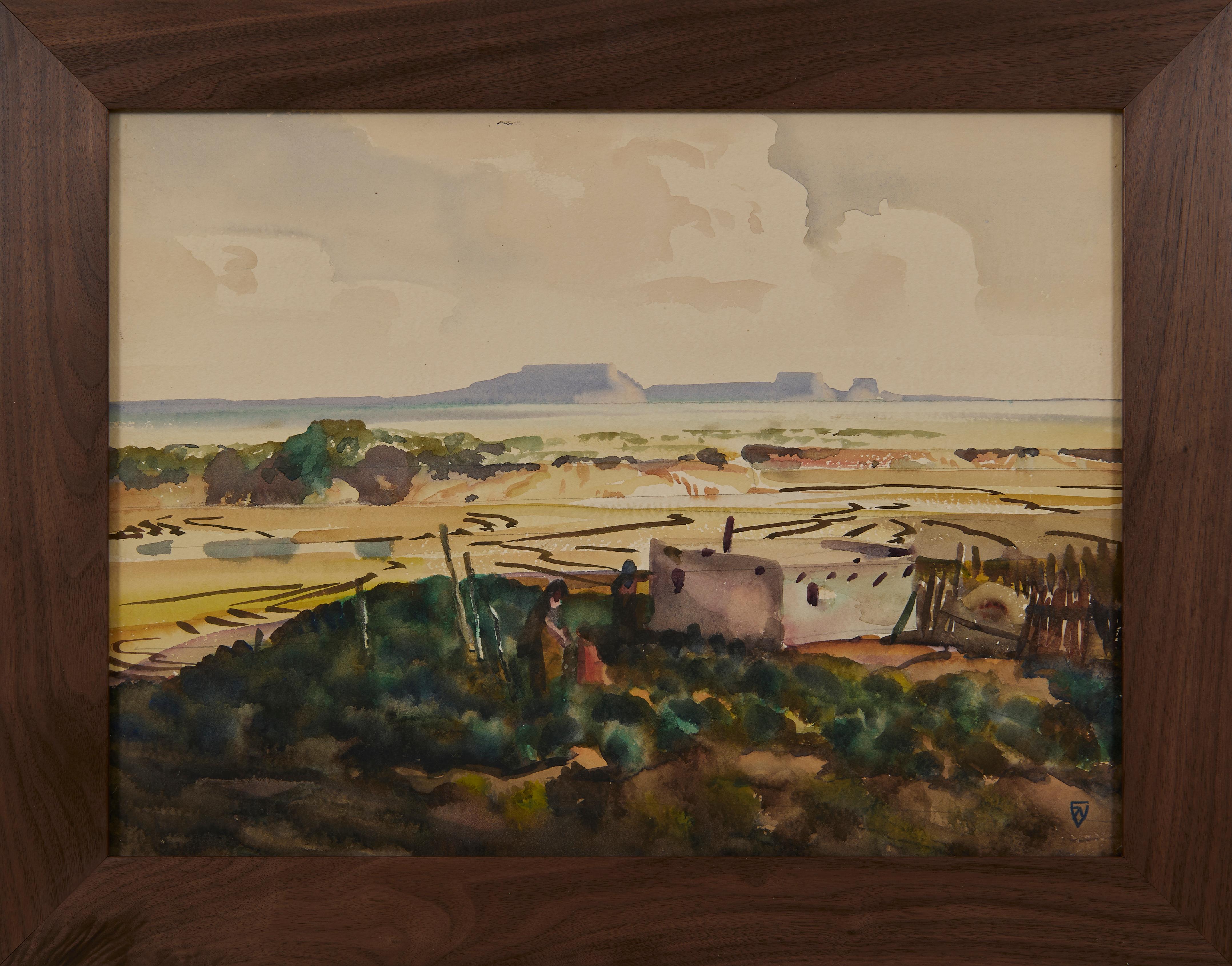 Río Puerco, Nuevo México, Paisaje occidental de principios del siglo XX, Escuela de Cleveland