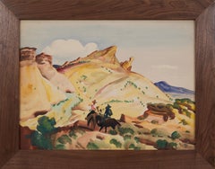 Aquarell-Figurative Zeichnungen und Aquarellbilder
