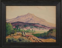 Landscape Drawings and Watercolors