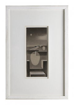 Study for Worlds Beyond - Surrealist graphite drawing, Ohio artist