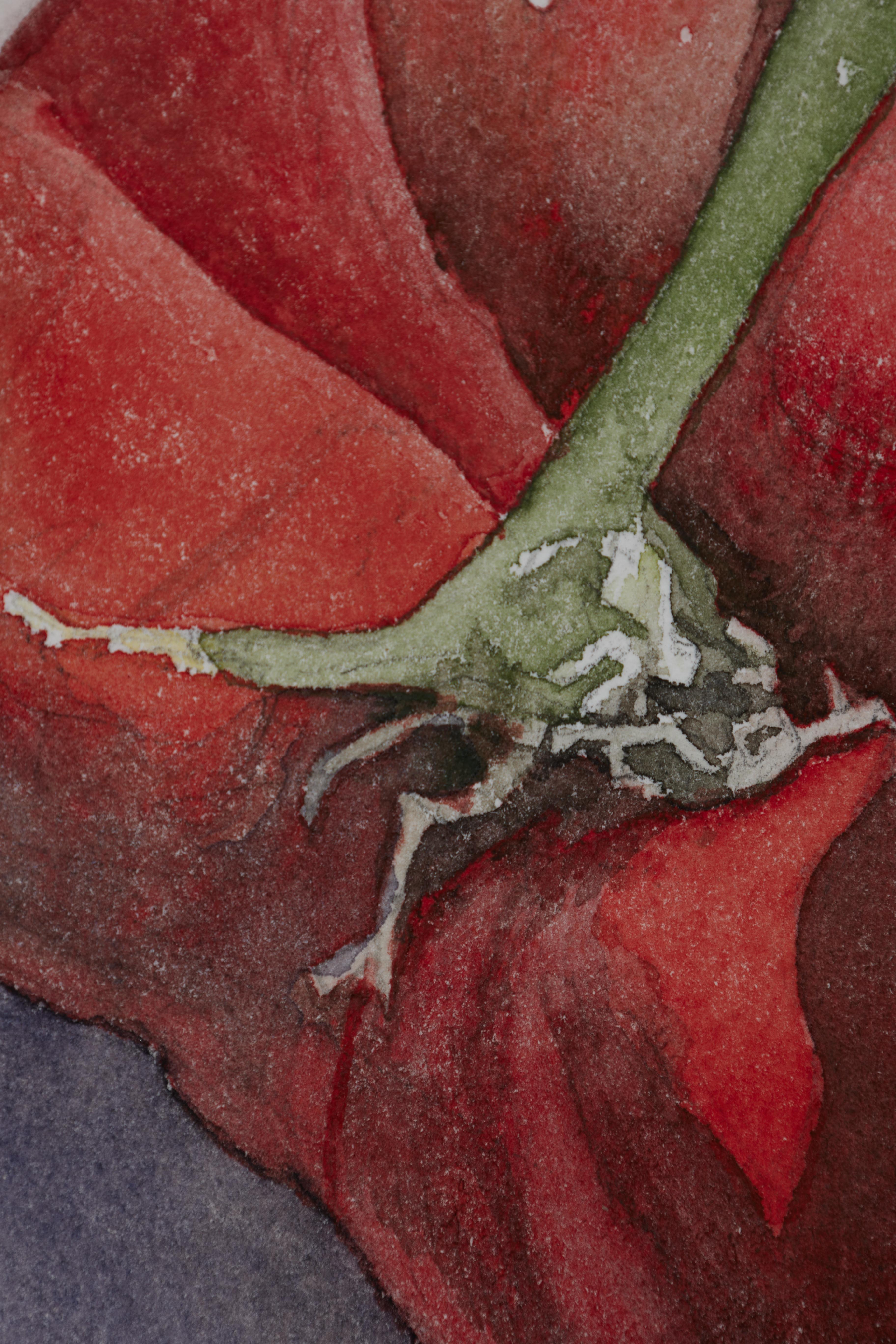 George Mauersberger (American, 20th Century)
Veg 3, 2004
Watercolor on paper
9 x 12 inches
13 x 16 inches, framed

George Mauersberger completed the foundations program at Pratt Institute in Brooklyn, NY in 1974. He received a Bachelor of Fine Arts
