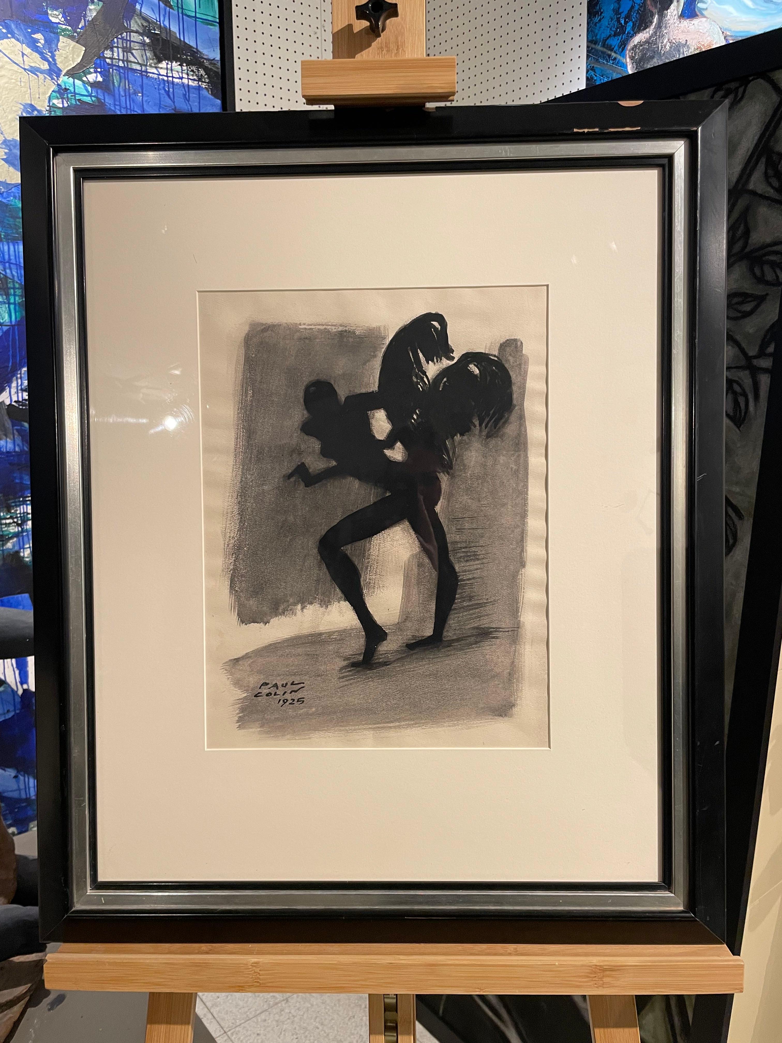 Early 20th Century Painting of Josephine Baker by Master Illustrator Paul Colin For Sale 6