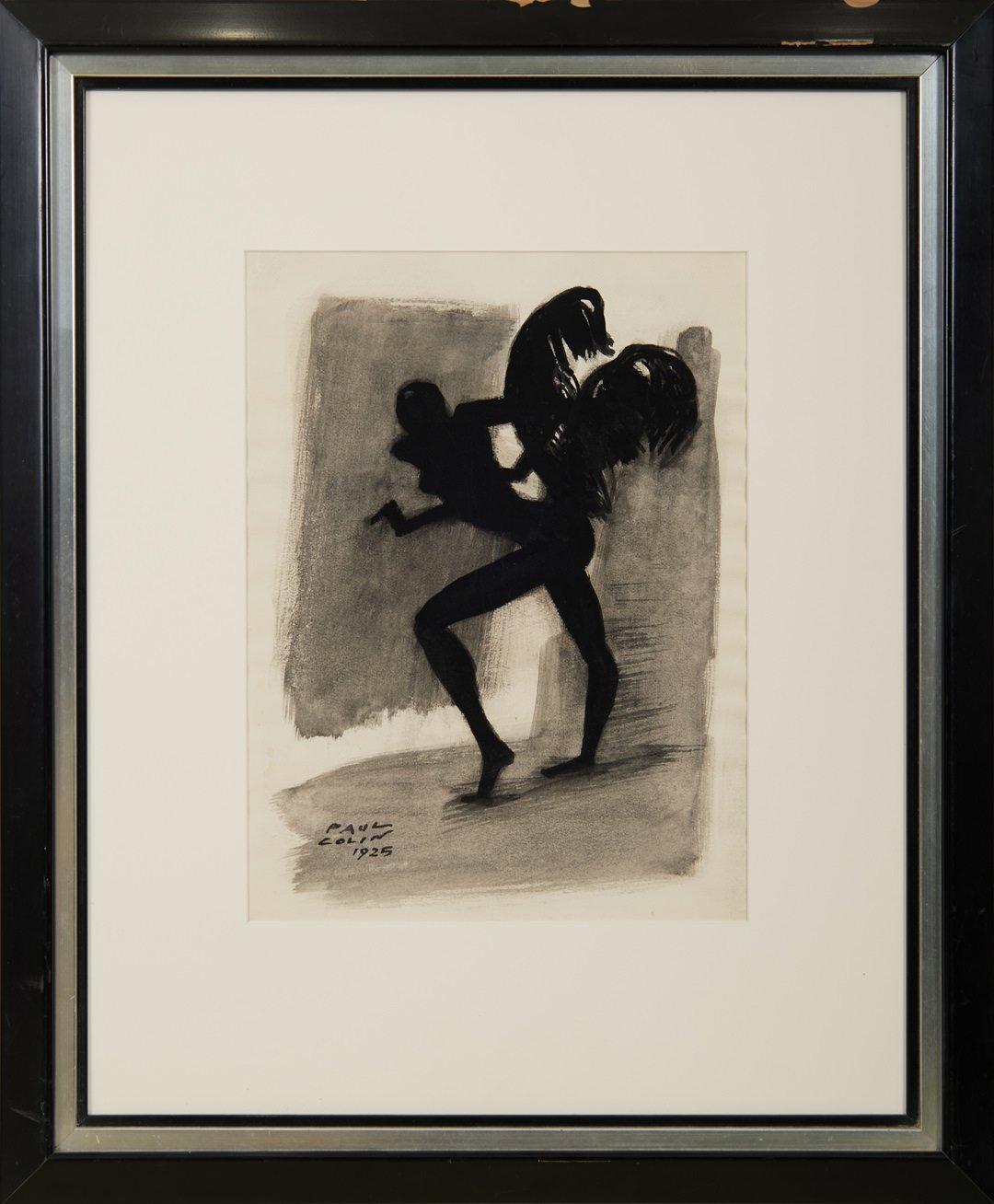 Early 20th Century Painting of Josephine Baker by Master Illustrator Paul Colin For Sale 1