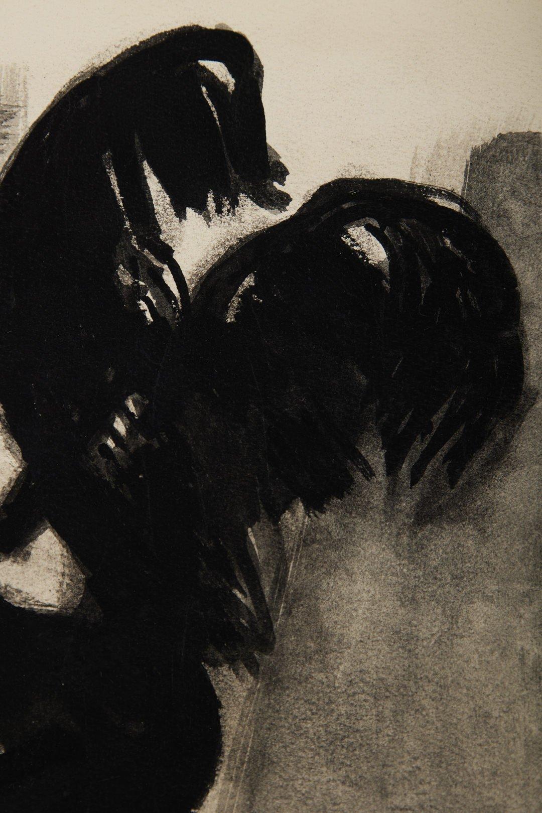 Early 20th Century Painting of Josephine Baker by Master Illustrator Paul Colin For Sale 2
