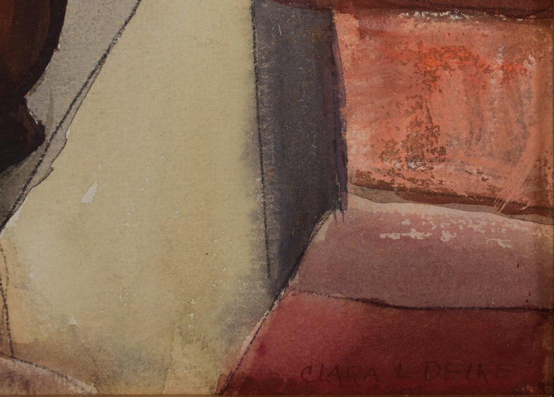 Cactus (Mexico), Early 20th Century Cubist Still Life by Woman Cleveland Artist For Sale 2