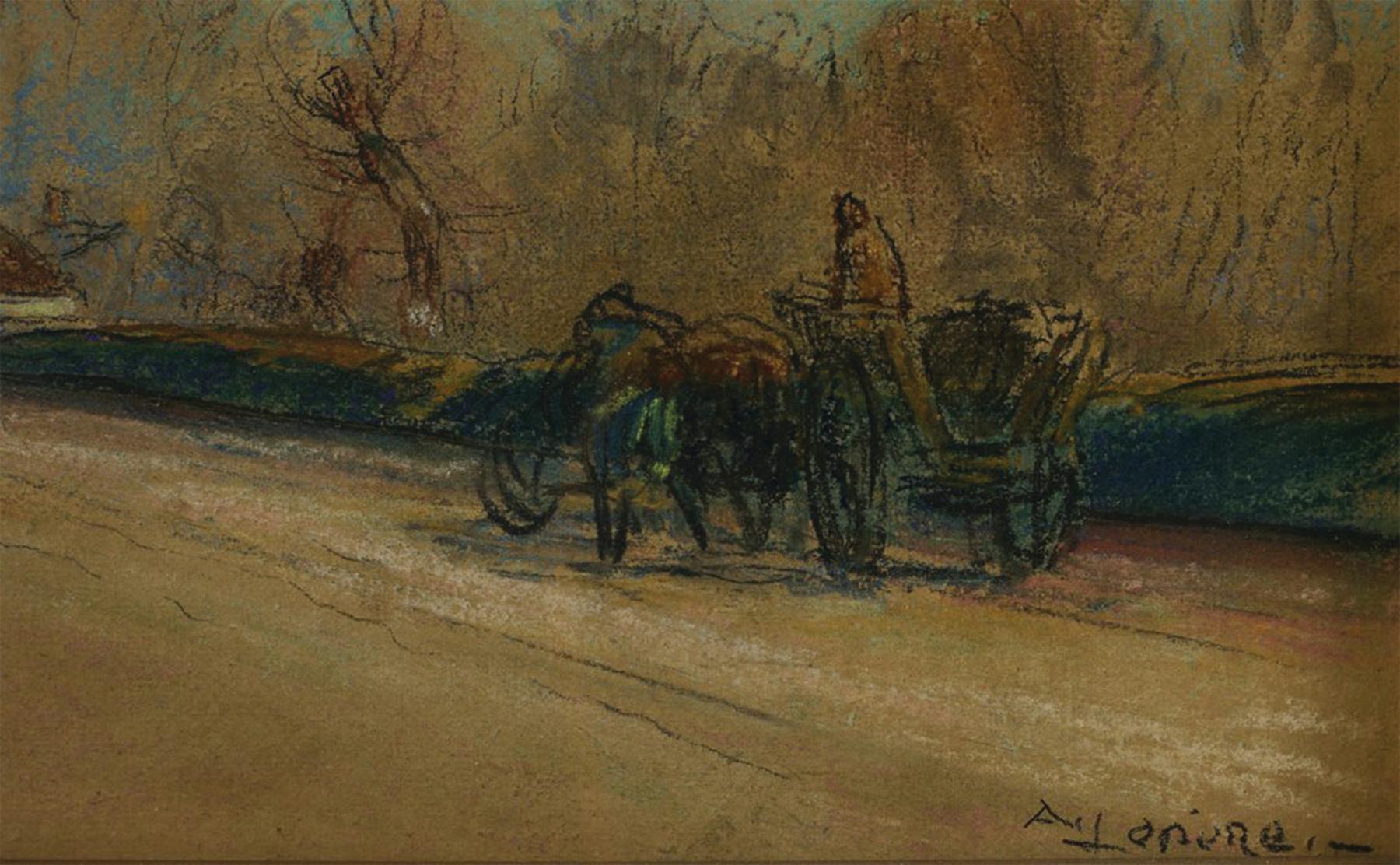 Auguste Louis Lepère (francés, 1849-1918)
Paisaje sin título, c. 1910
Acuarela
Firmado abajo a la derecha
14 x 16,5 pulgadas
20 x 22,5 pulgadas, enmarcado

Auguste Louis Lepère fue un pintor y grabador francés. Lepère también está considerado un