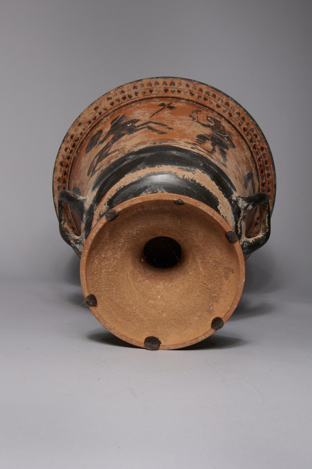 An Ancient Style Greek Black Figure Calyx Krater, 19th/20th Century For Sale 2