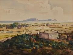 Rio Puerco, New Mexico, Westernlandschaft des frühen 20. Jahrhunderts, Cleveland-Schule