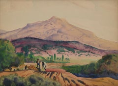 California Valley, Near Capistrano, 20th Century Western Mountainous Landscape