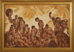 The Struggle, Early 20th Century Figural Group