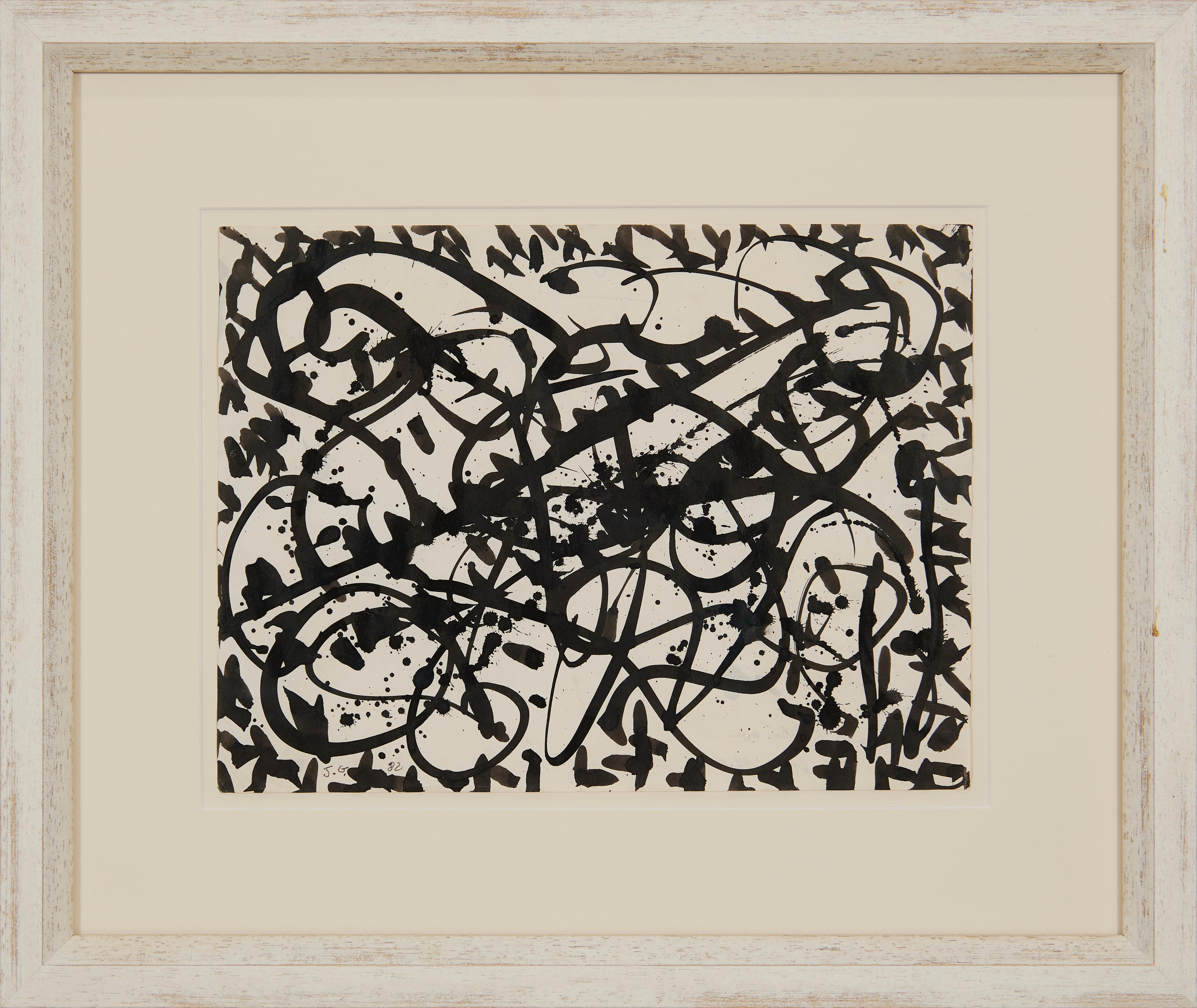 Para Marie, artista neoyorquina expresionista abstracta del siglo XX - Art de Joseph Glasco