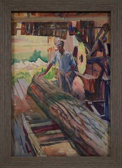 The Saw Mill, Berlin Heights, Ohio Farm Scene