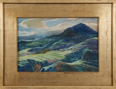 Terraced Sicily, 20th Century Italian Landscape