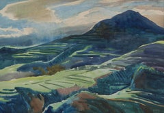Terraced Sicily, 20th Century Italian Landscape