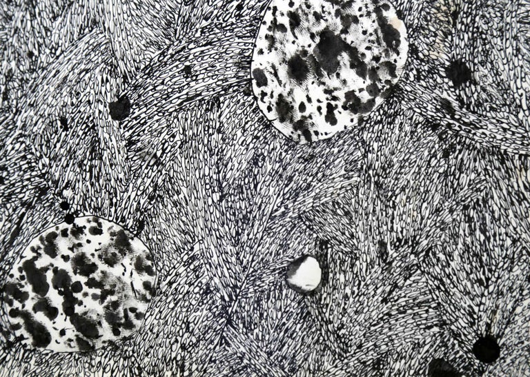 Joseph Glasco Seated Nude, 20th century figurative drawing by New