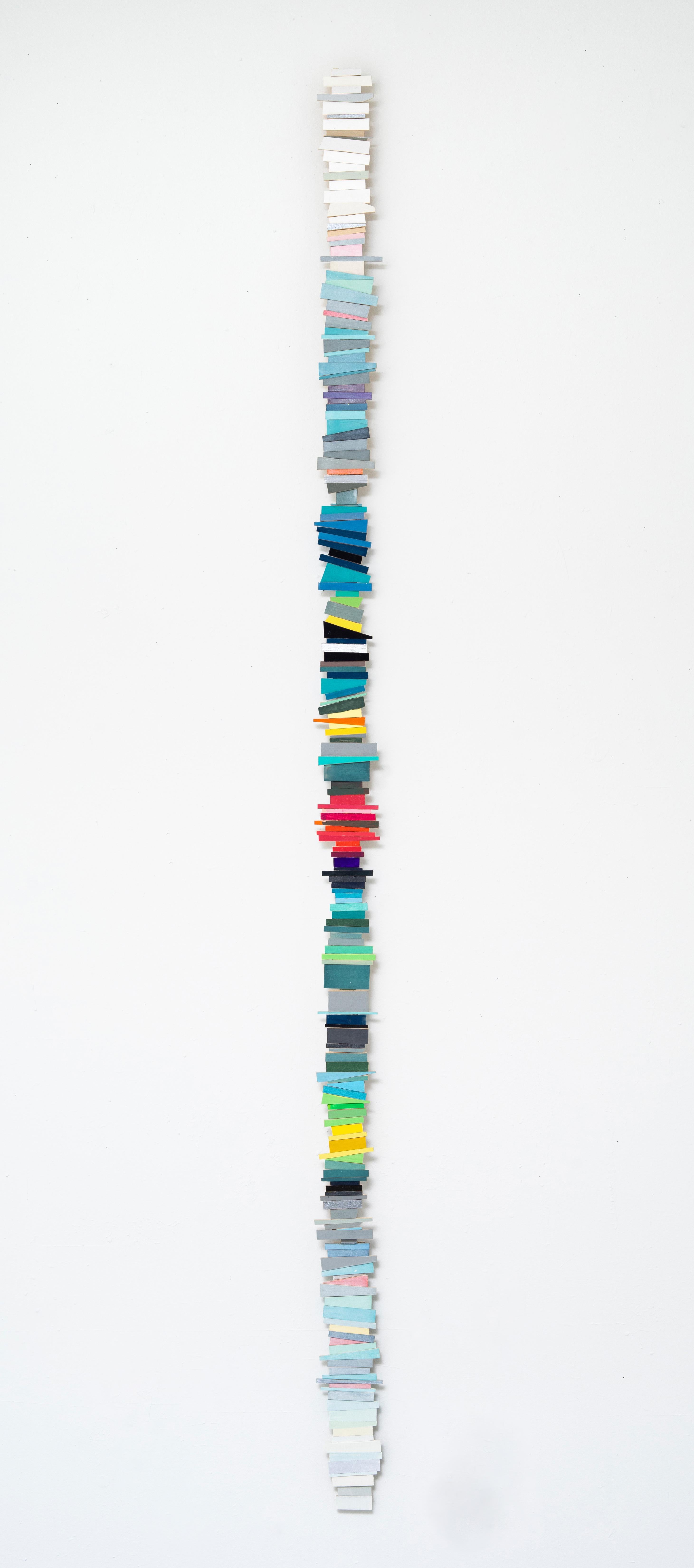Ruby Palmer Abstract Sculpture - Rainbow Stack