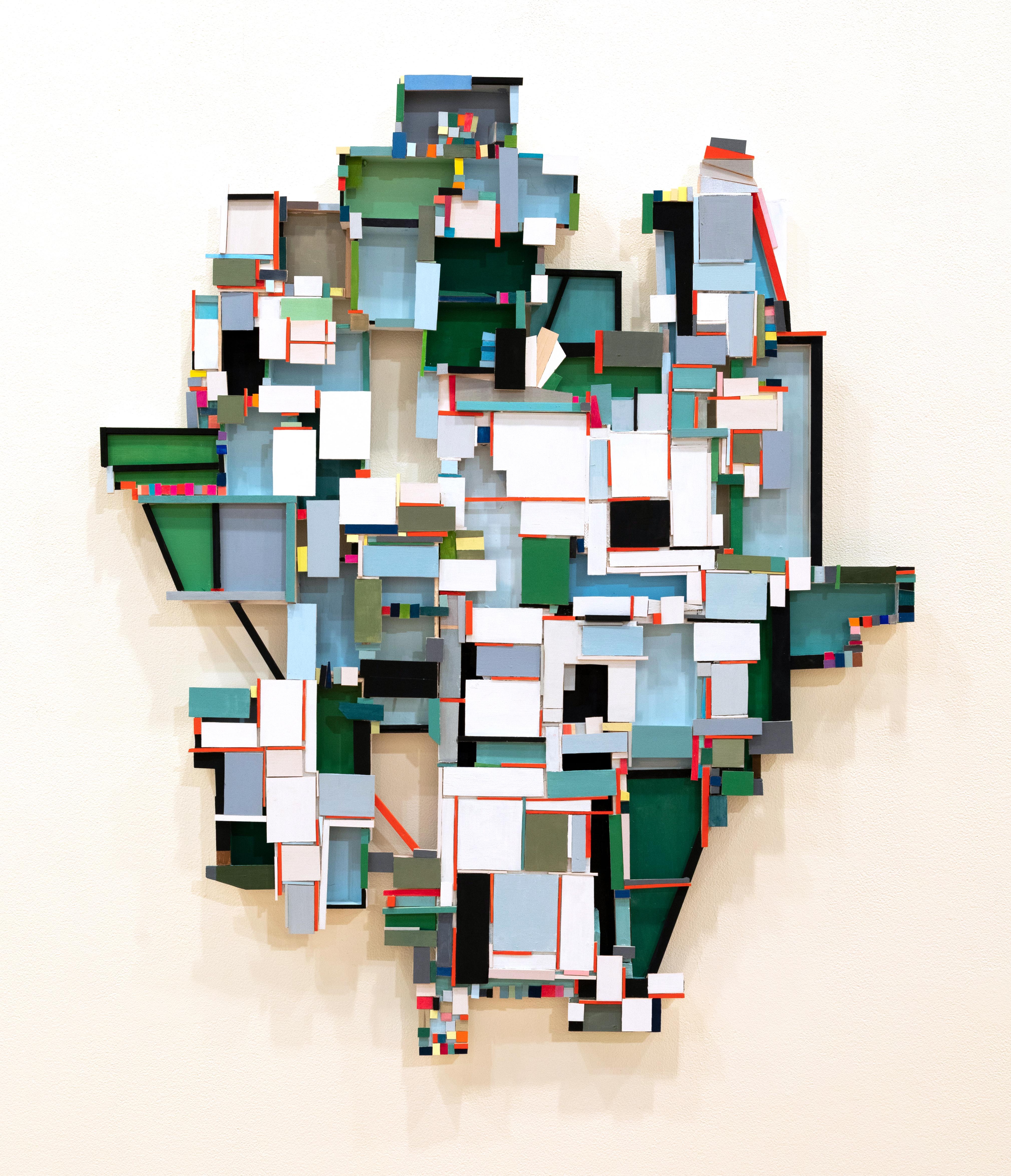 Ruby Palmer Abstract Sculpture - Searching for Pools