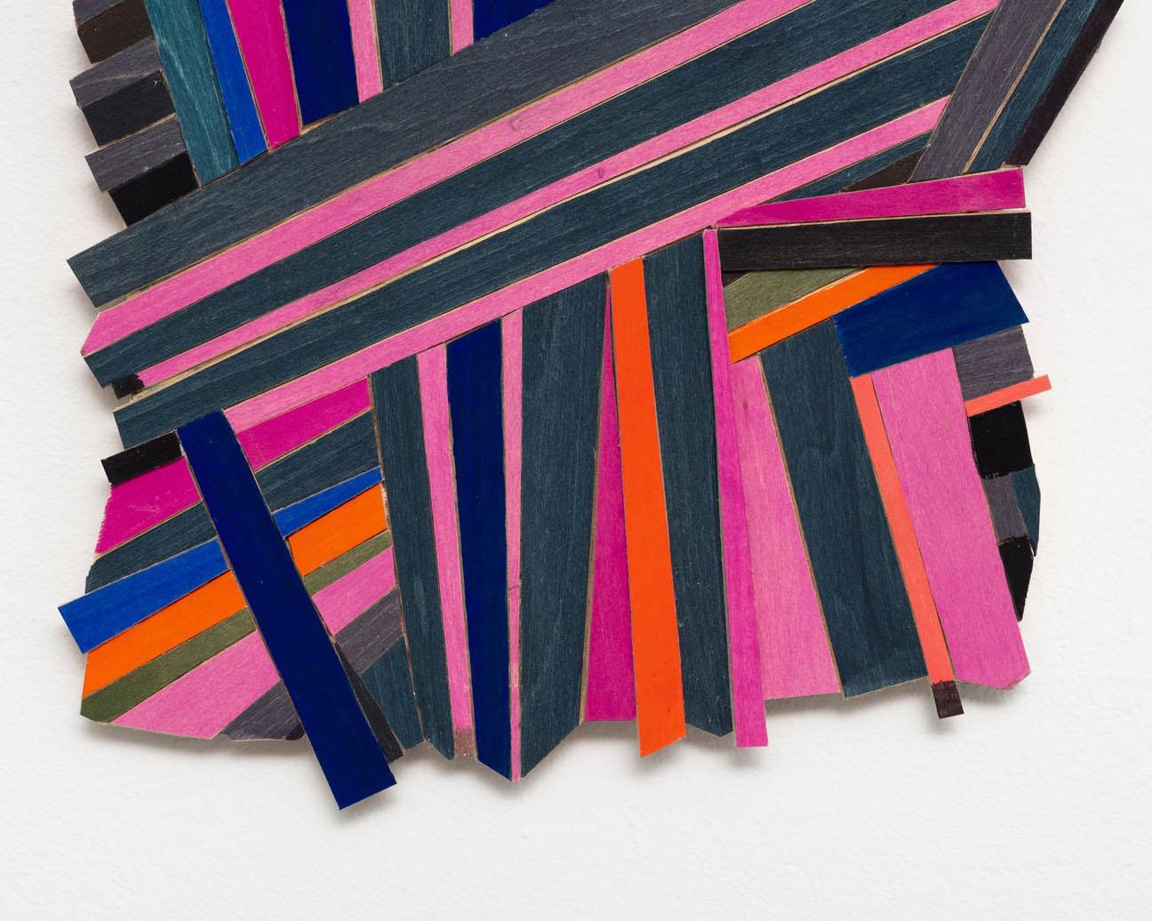 Blue/Pink - Brown Abstract Sculpture by Ruby Palmer