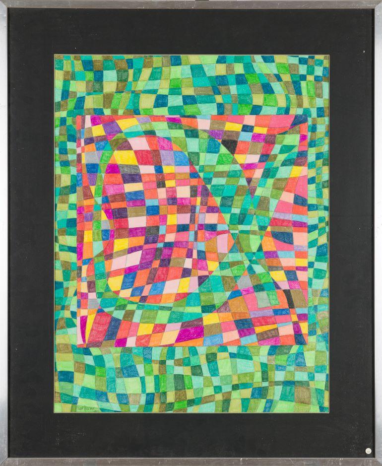 Abstract Drawing de Curt Stenvert - Pesce