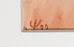 Donna con vestito blu