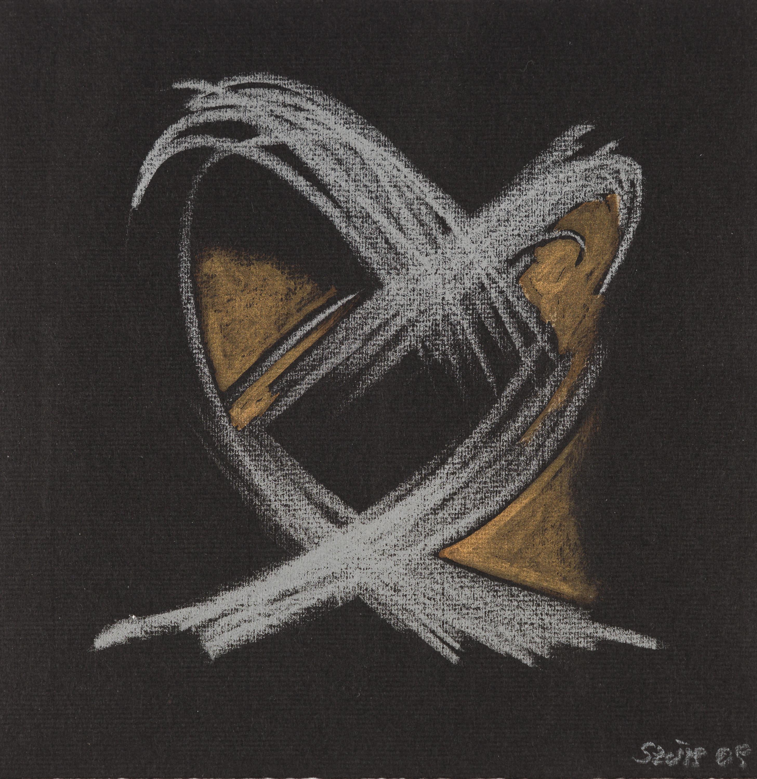 Abstract Drawing di Barbara Szüts - Senza titolo