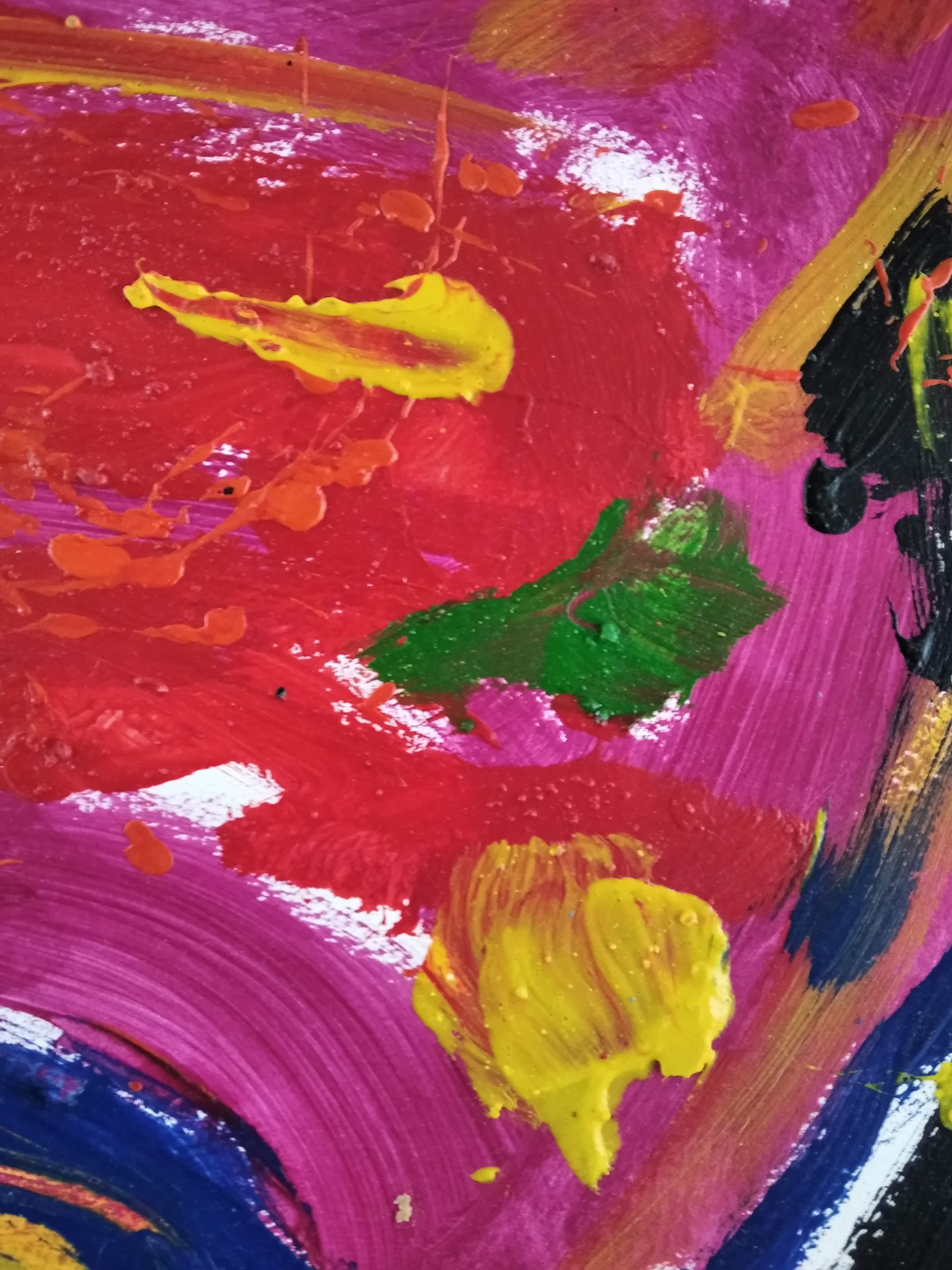 le tableau est offert avec un certificat d'œuvre et d'authenticité