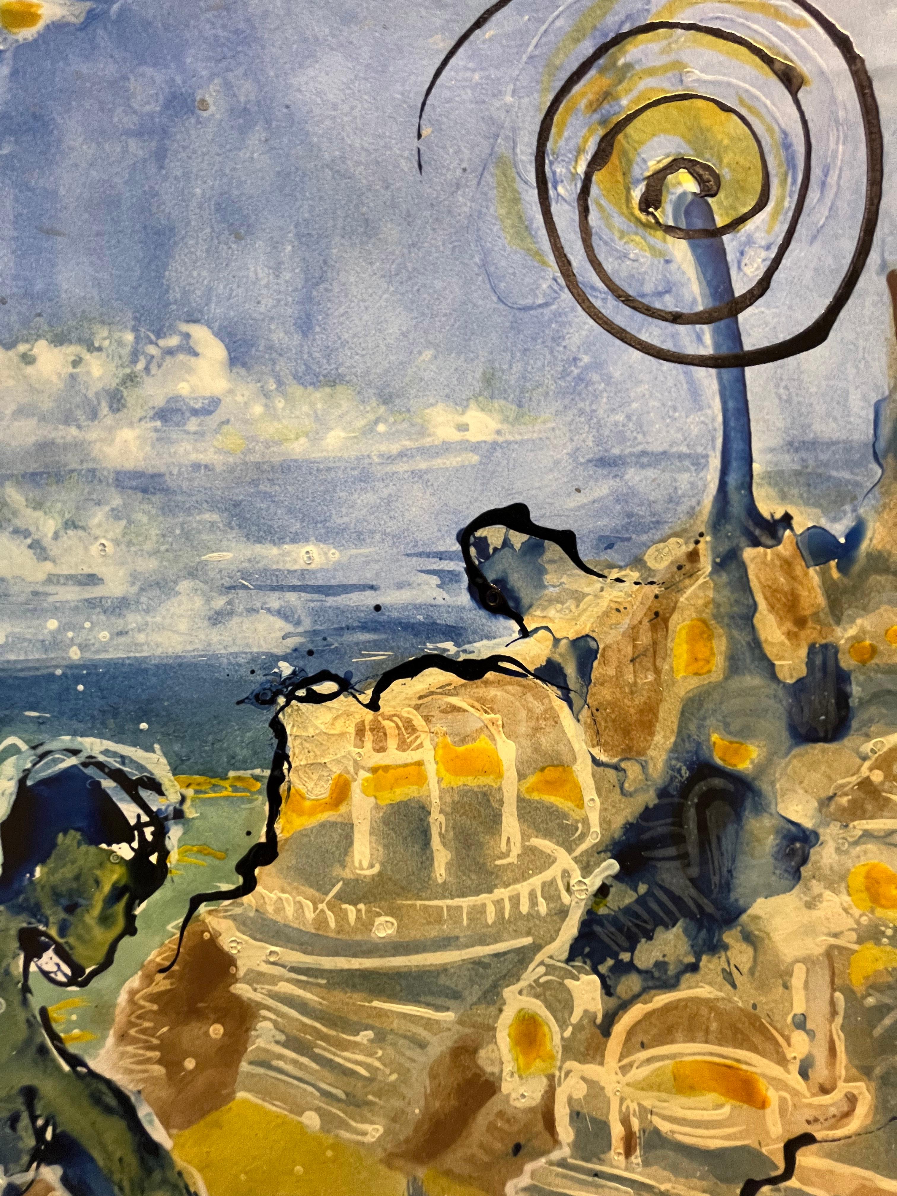 Griechische Insel tempest 2 (Zeitgenössisch), Art, von Jeff Engberg