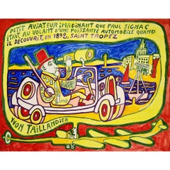 Petit aviateur imaginatif que Paul Signac a piqué à volant d'une puissante voiture